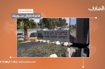 بطاقة هدف: قاعدة ناحال سوريك